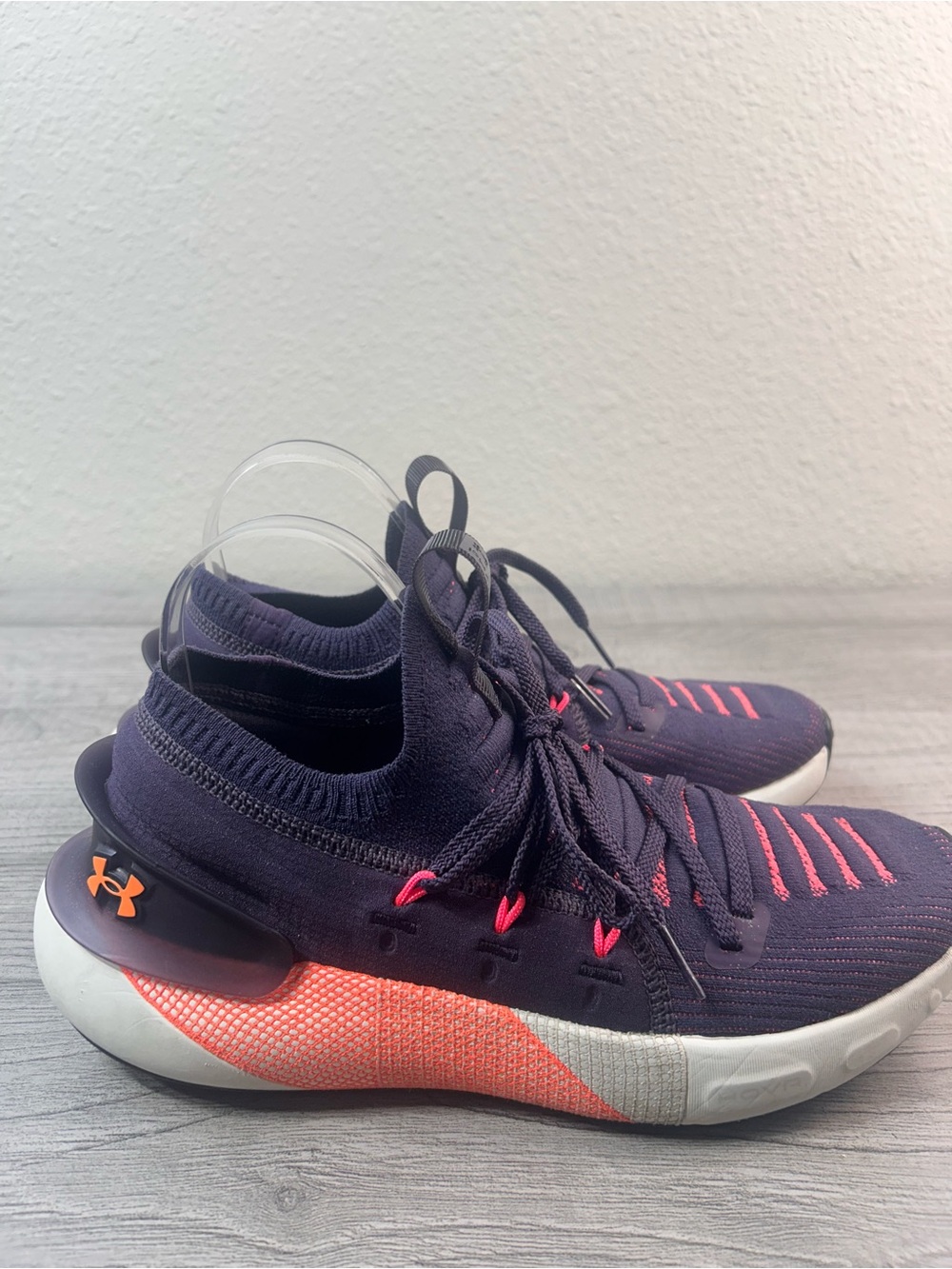 Under Armour HOVR Phantom 3 Purple Pink Running Shoes Women’s Size 9 - Picture 5 of 9